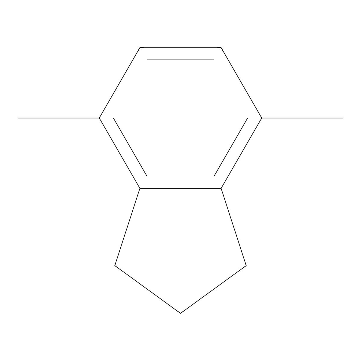 4,7-Dimethylindan molecular structure, CAS 6682-71-9
