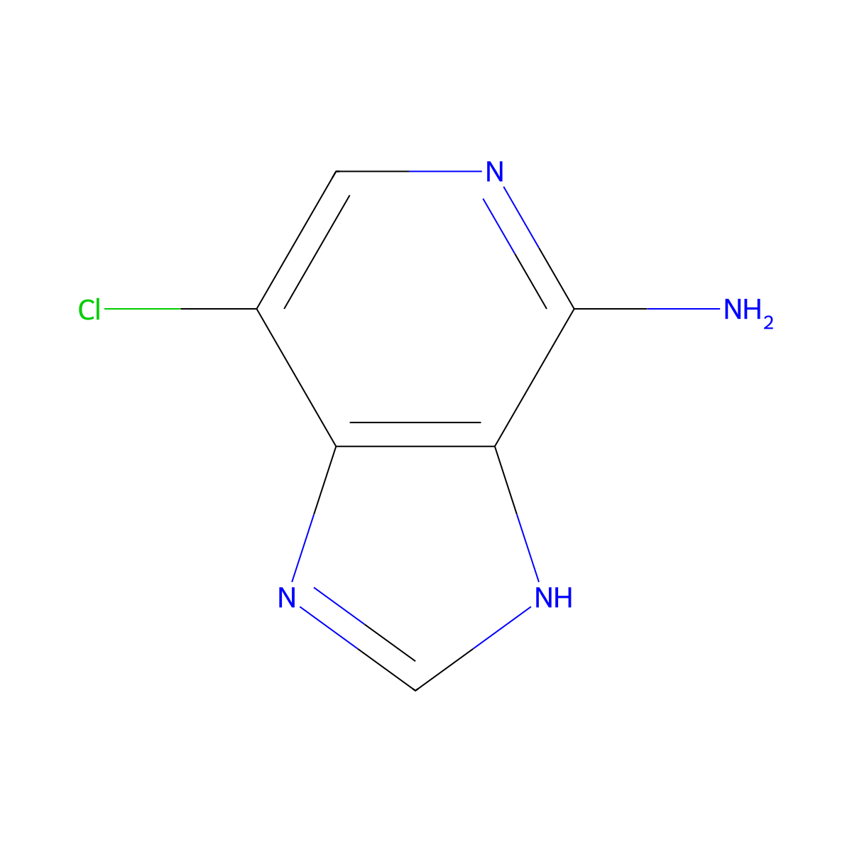 7-chloro-1H-imidazo[4,5-c]pyridin-4-amine molecular structure, CAS 668268-69-7