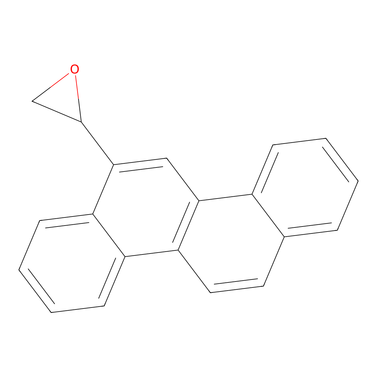 6-Chrysenyloxirane molecular structure, CAS 66842-41-9