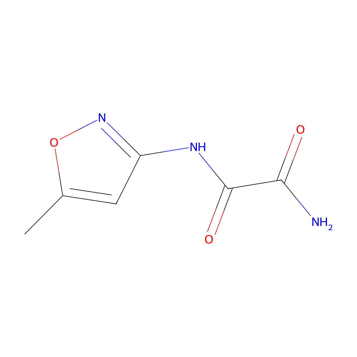 N1-(5-methylisoxazol-3-yl)oxalamide molecular structure, CAS 668462-73-5