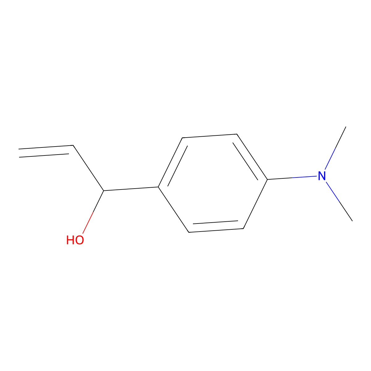 1-[4-(Dimethylamino)phenyl]prop-2-en-1-ol molecular structure, CAS 668481-43-4