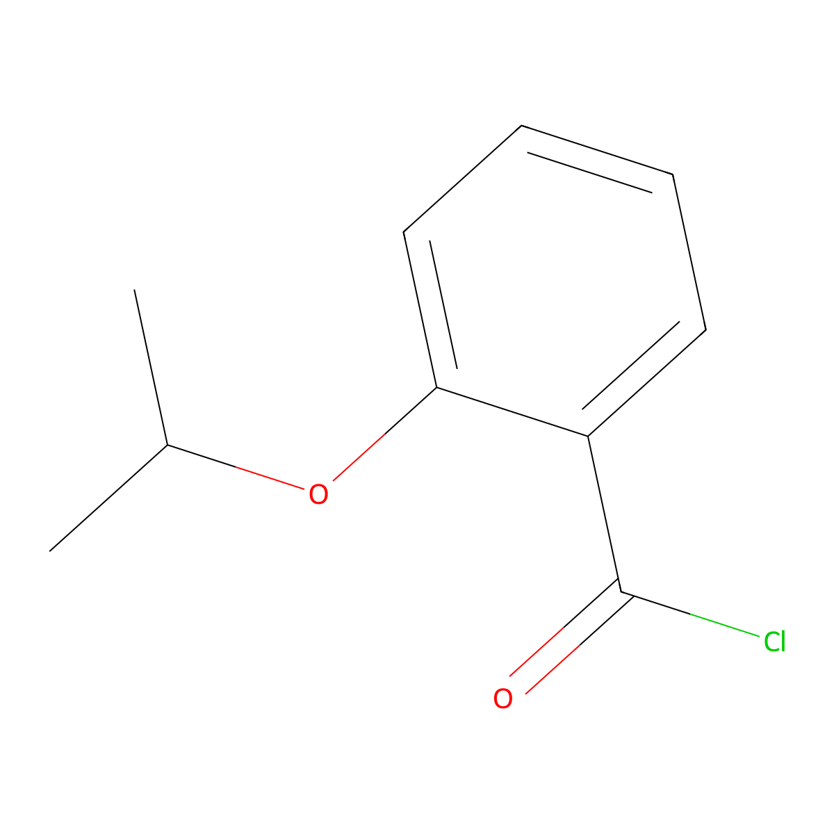 2-(Propan-2-yloxy)benzoyl chloride molecular structure, CAS 66849-11-4