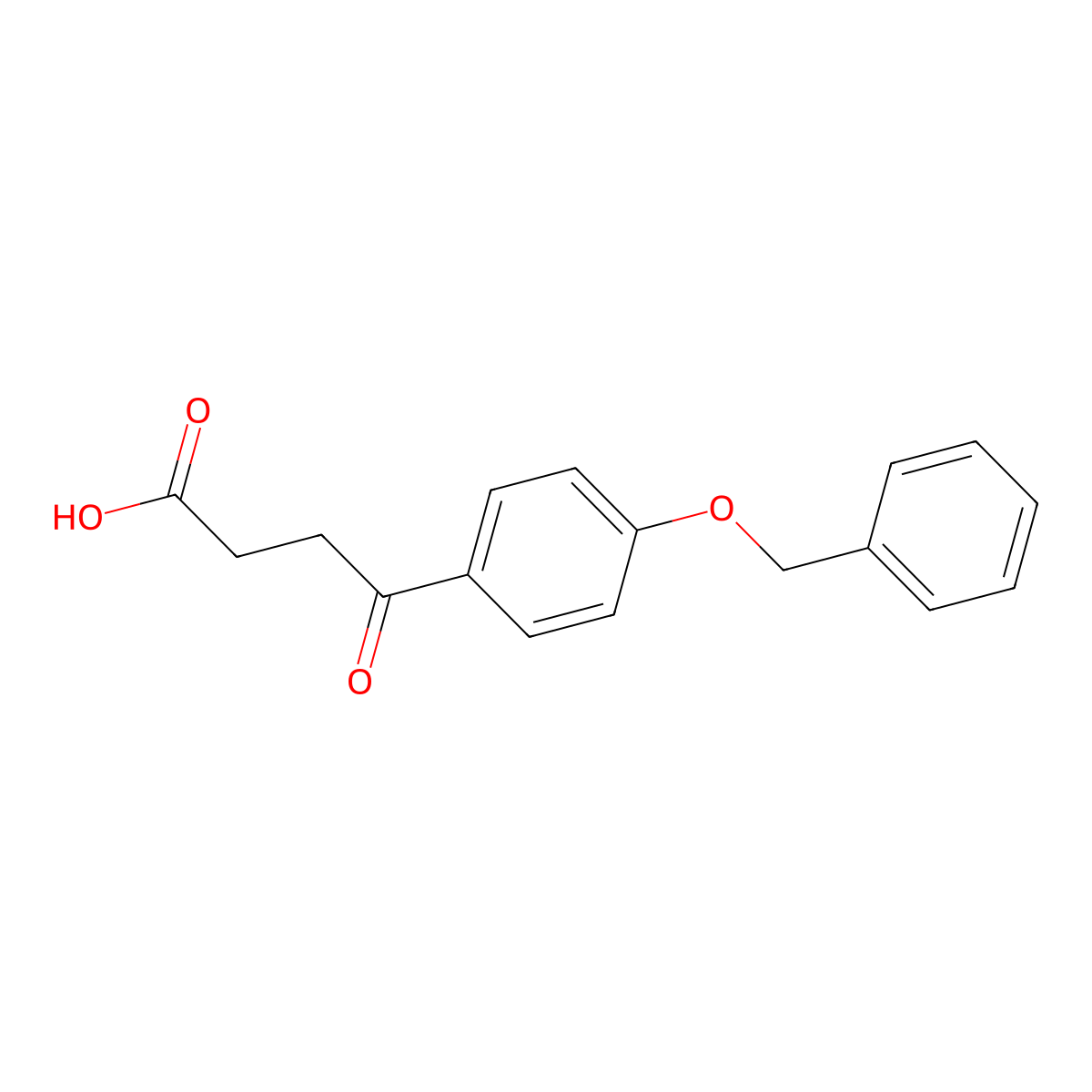 4-[4-(Benzyloxy)phenyl]-4-oxobutanoic acid molecular structure, CAS 6686-25-5
