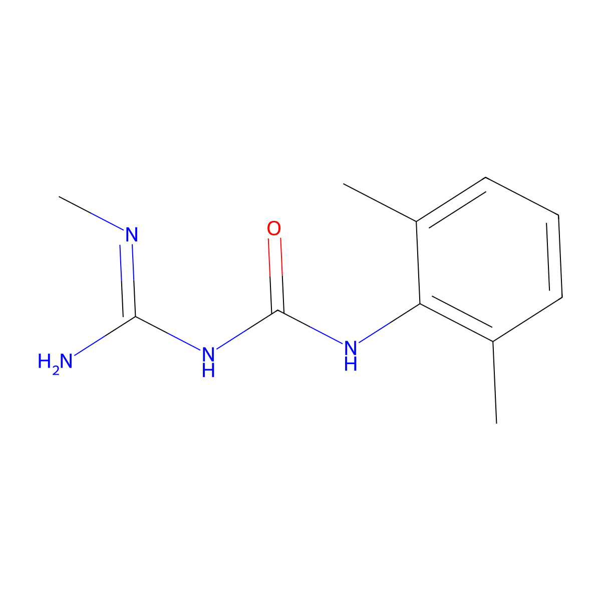 Lidamidine molecular structure, CAS 66871-56-5