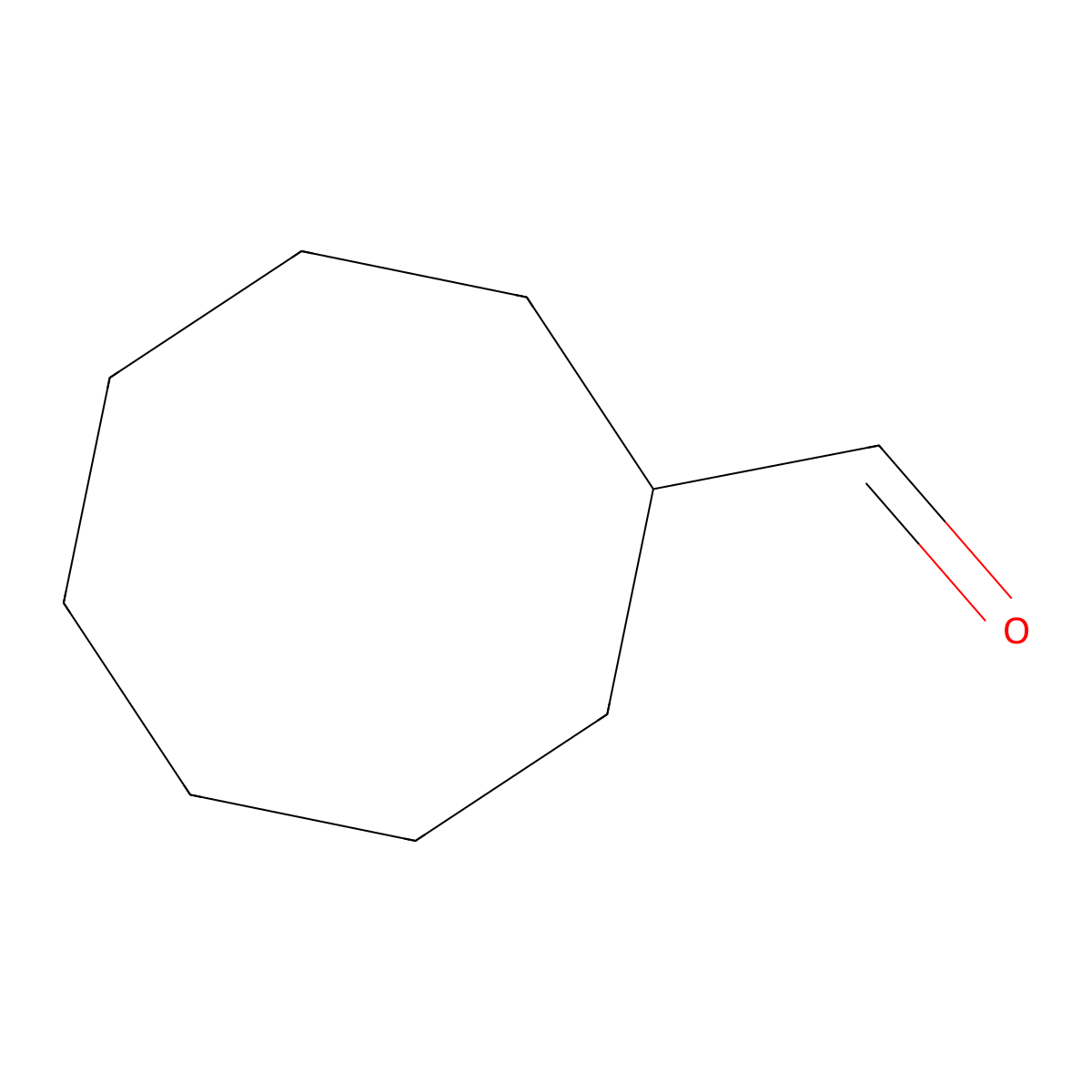 Cyclooctanecarbaldehyde molecular structure, CAS 6688-11-5
