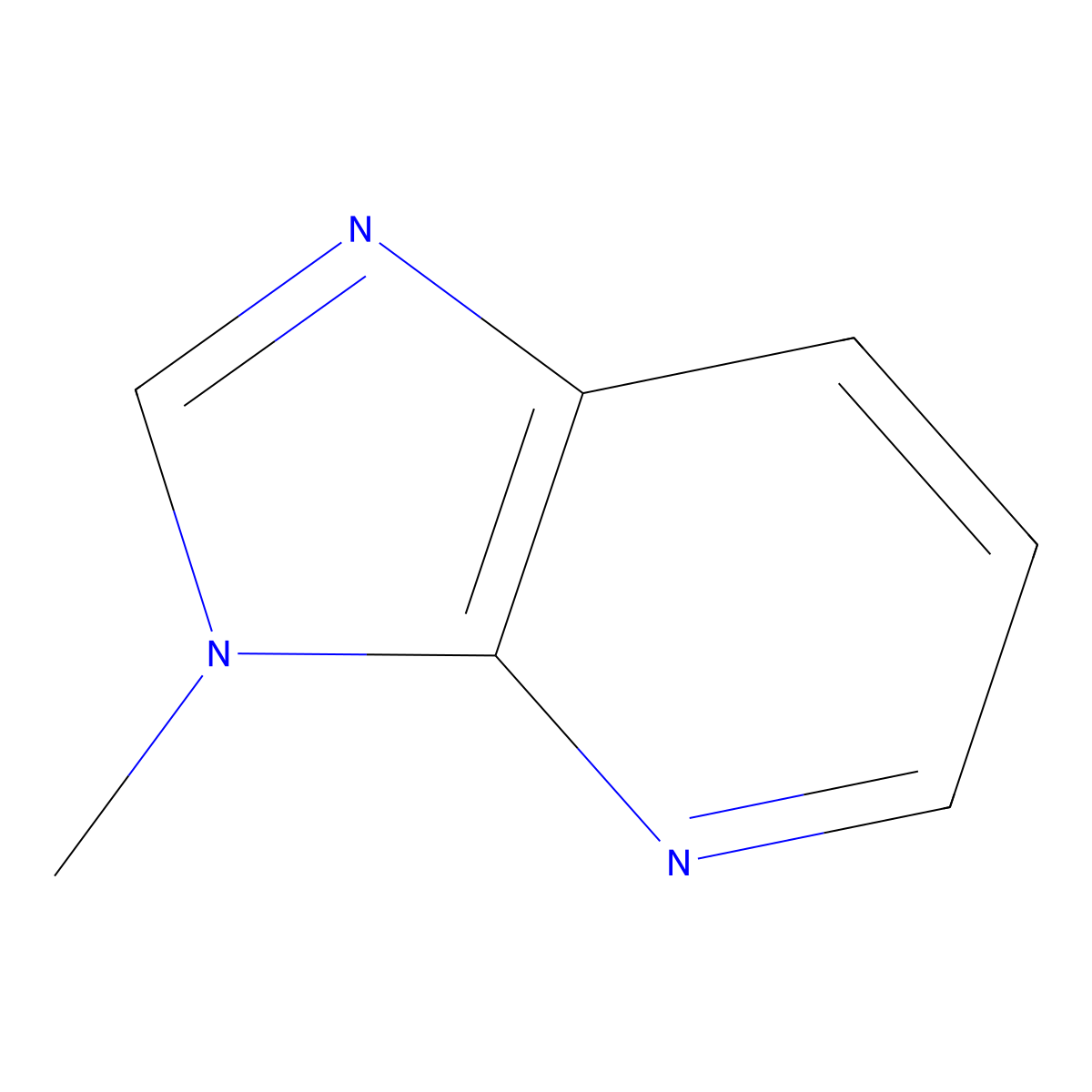 3-Methyl-3H-imidazo[4,5-b]pyridine molecular structure, CAS 6688-61-5