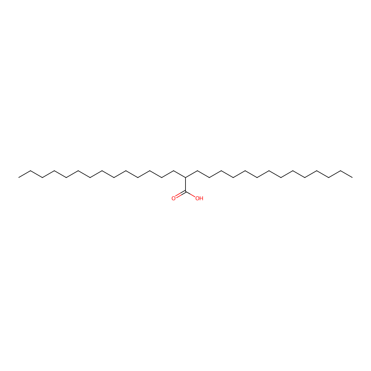 2-tetradecylhexadecanoic Acid molecular structure, CAS 66880-77-1