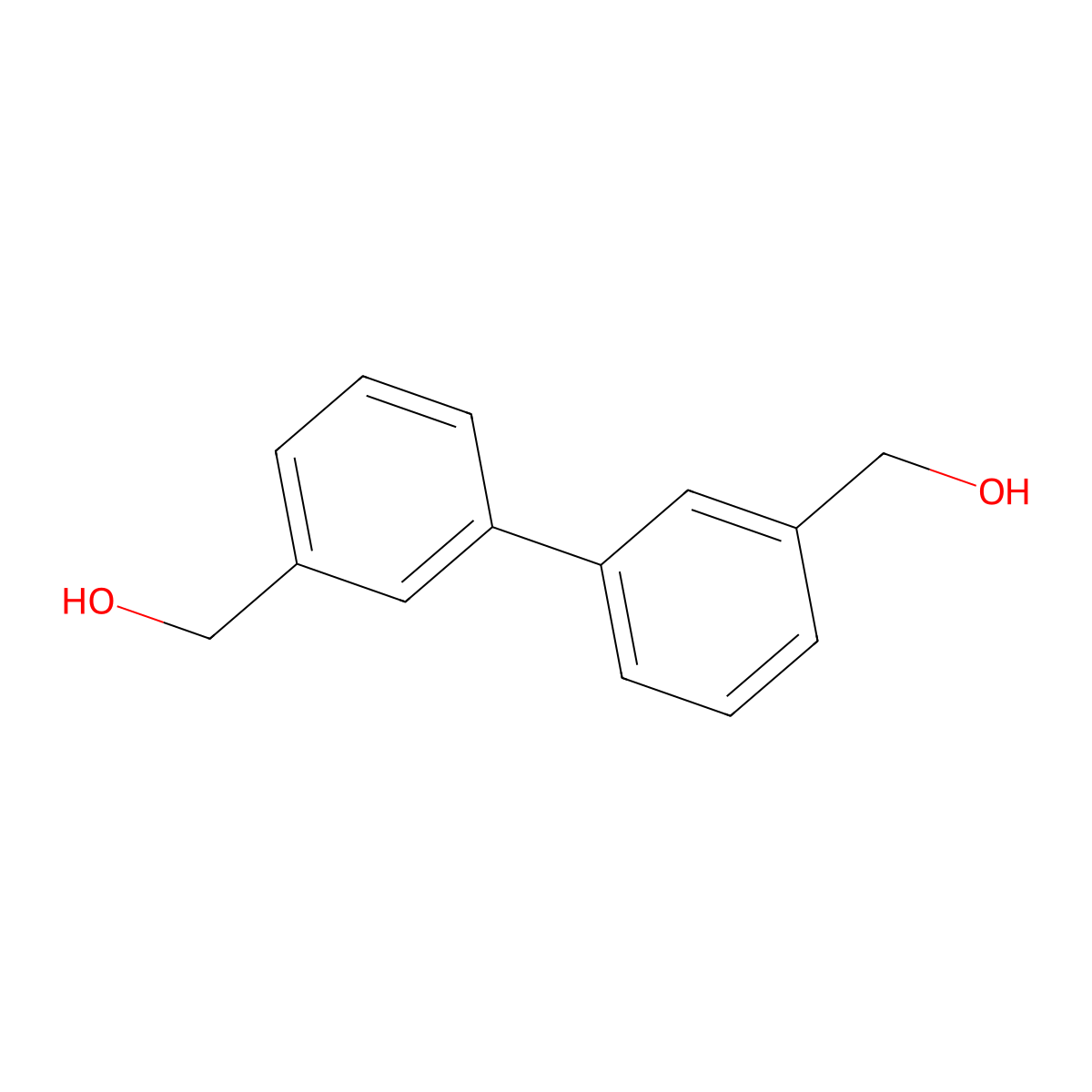[1,1'-Biphenyl]-3,3'-diyldimethanol molecular structure, CAS 66888-79-7