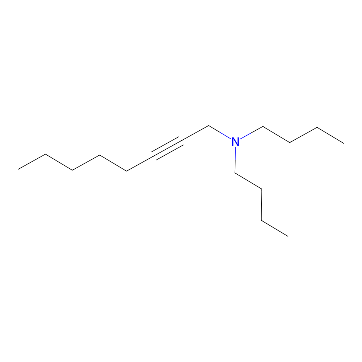 n,n-Dibutyloct-2-yn-1-amine molecular structure, CAS 66894-61-9