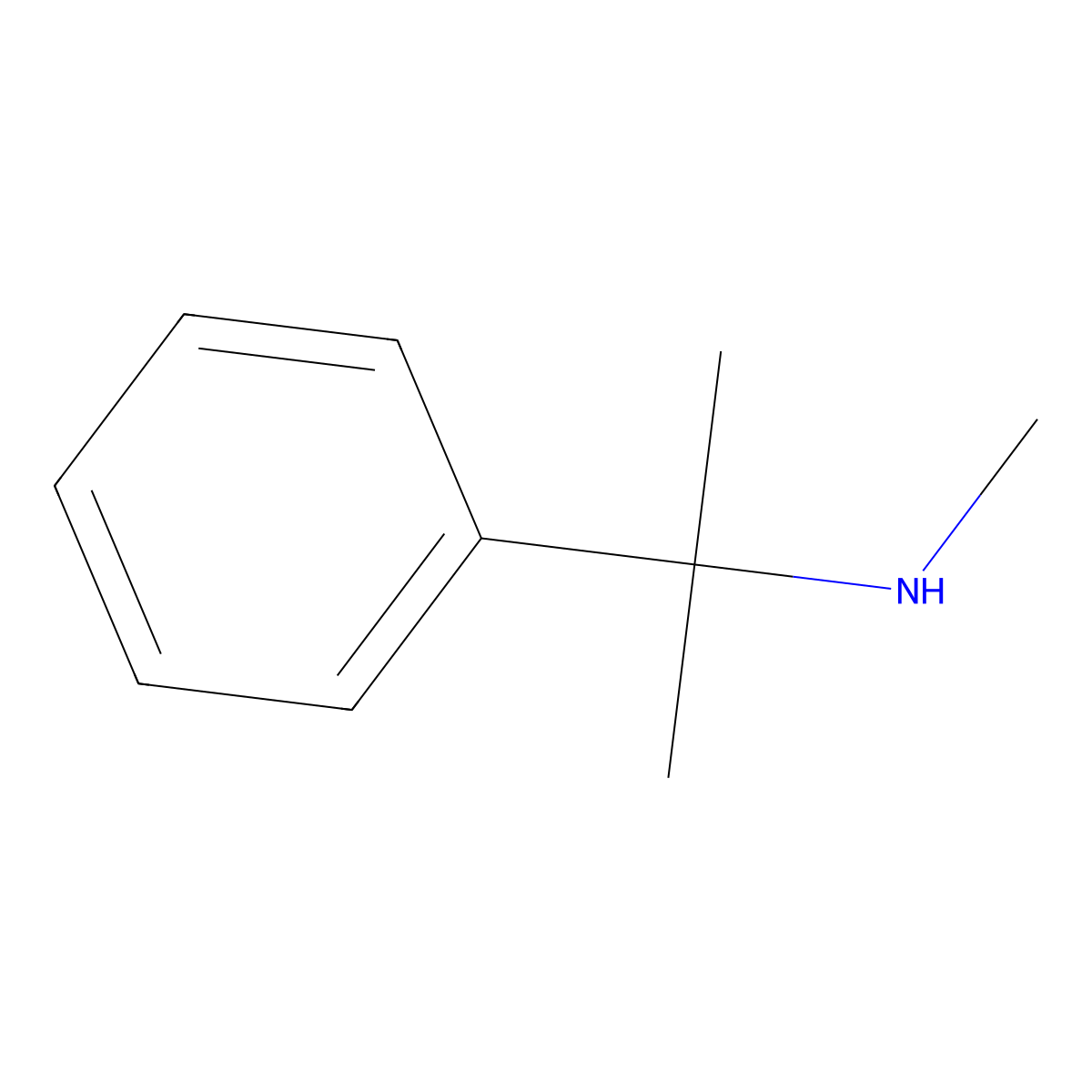 Methyl(2-phenylpropan-2-yl)amine molecular structure, CAS 66896-49-9