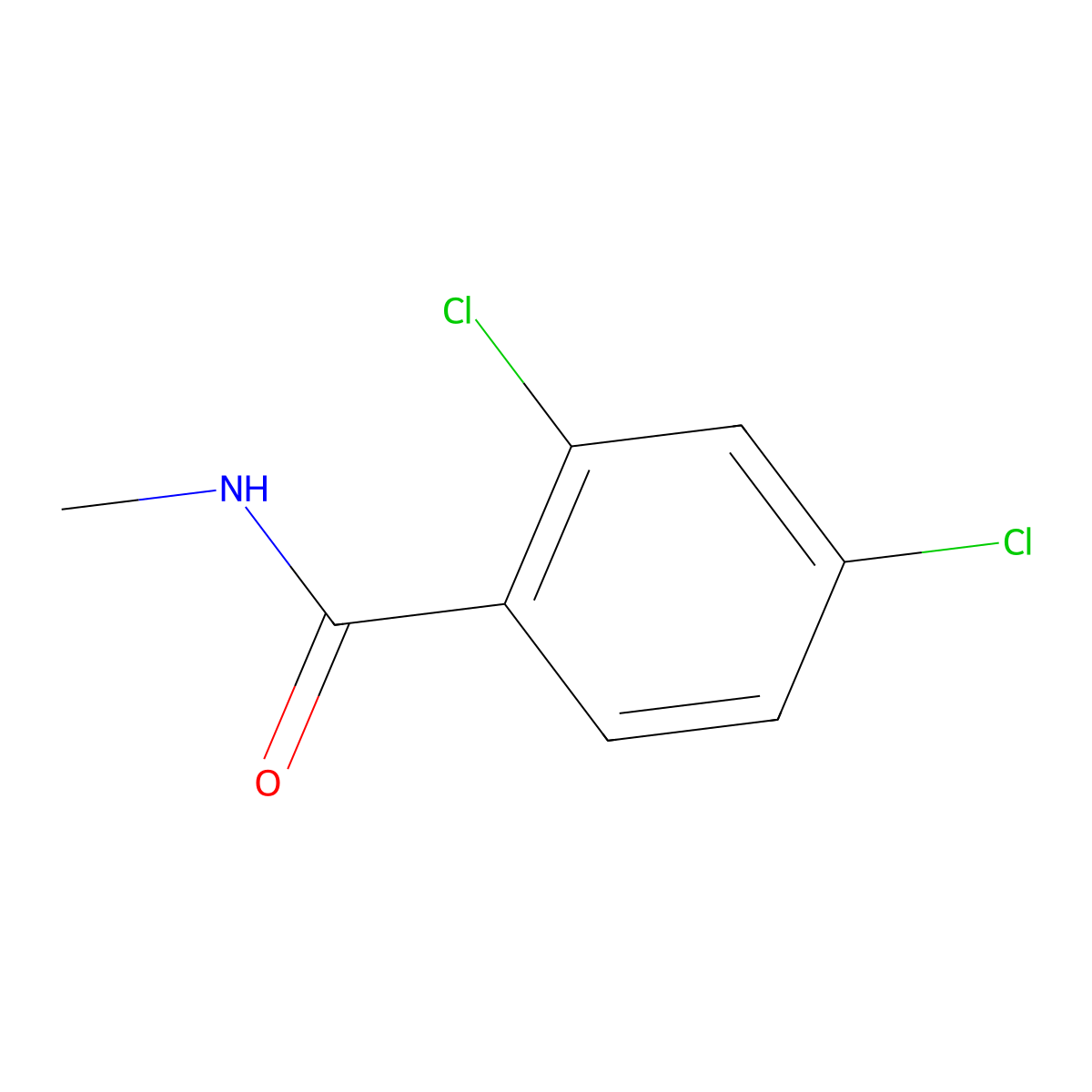 2,4-Dichloro-N-methylbenzamide molecular structure, CAS 66896-64-8