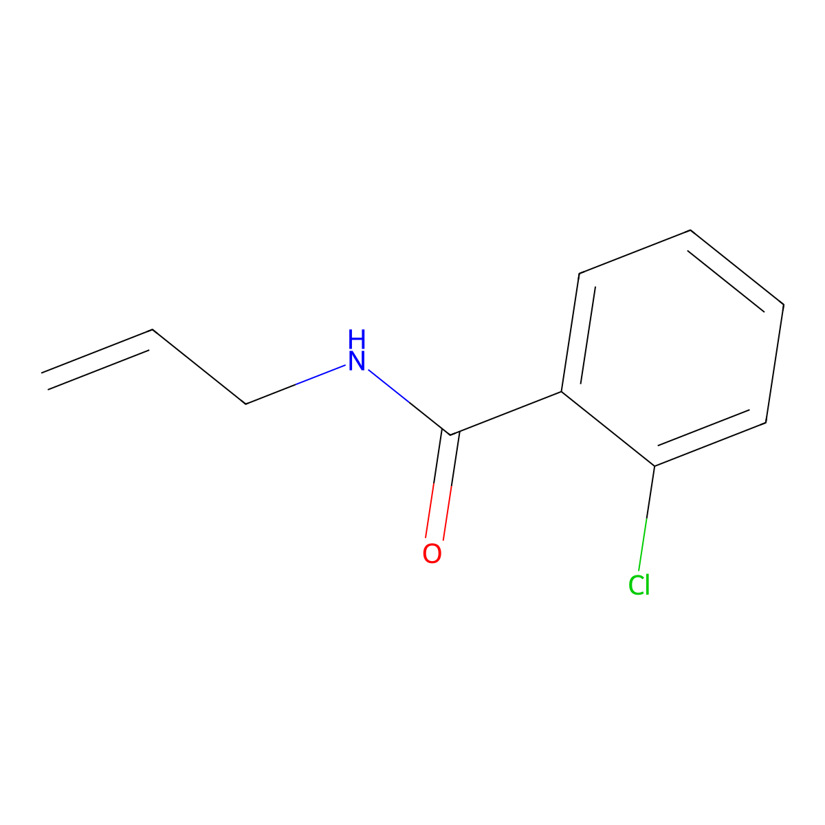N-allyl-2-chlorobenzamide molecular structure, CAS 66896-68-2