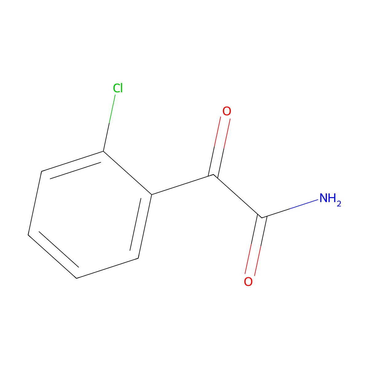 2-Chloro-alpha-oxobenZeneacetamide molecular structure, CAS 668992-53-8