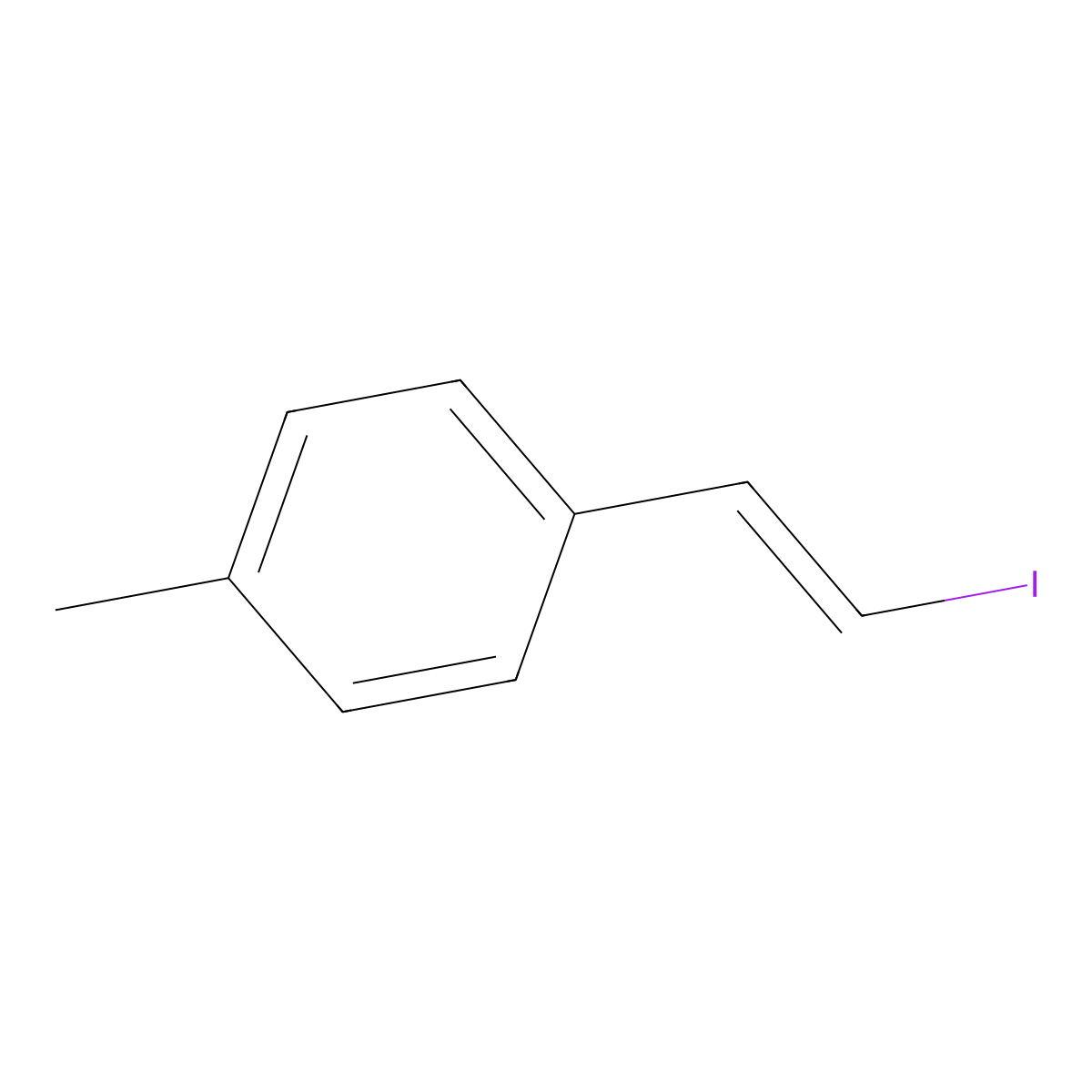 1-(2-Iodovinyl)-4-methylbenzene molecular structure, CAS 668995-18-4