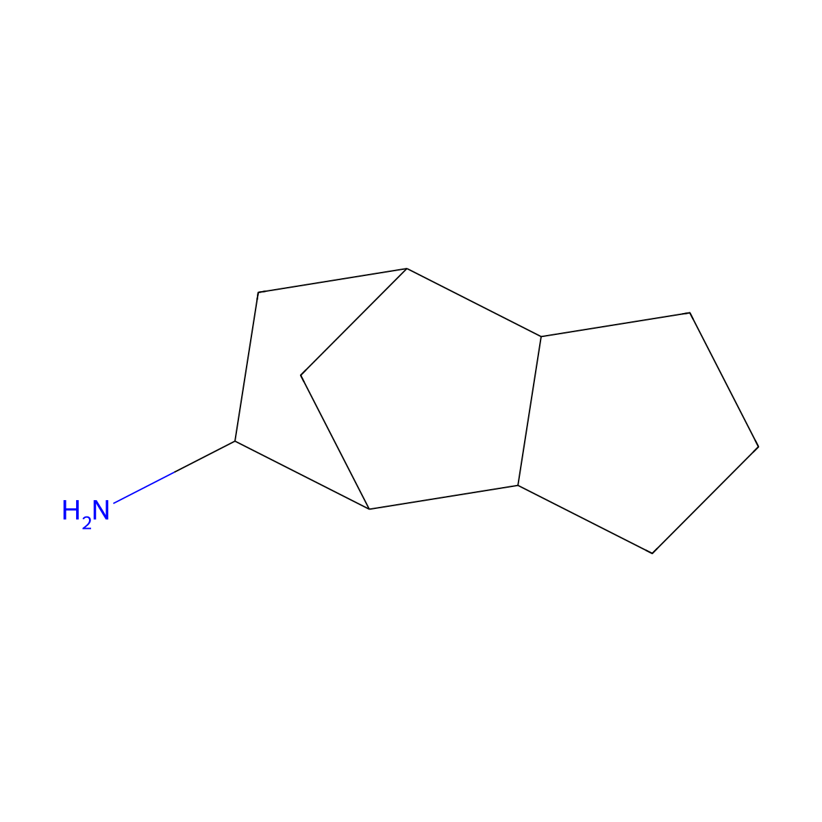 Tricyclo(5.2.1.0,2,6)decan-8-amine molecular structure, CAS 669-51-2