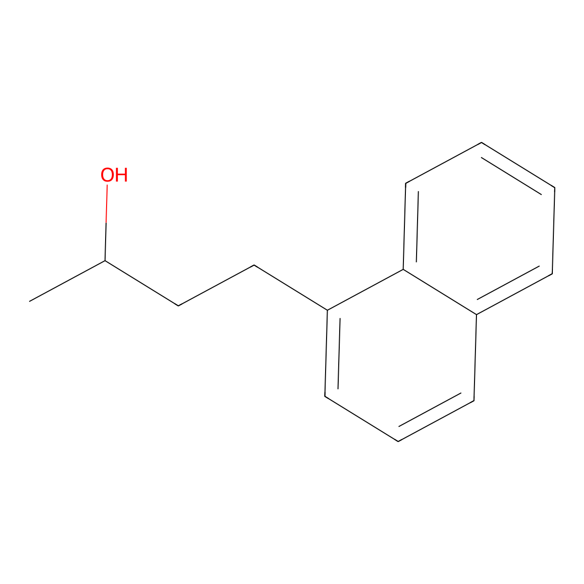 4-(Naphthalen-1-yl)butan-2-ol molecular structure, CAS 66920-78-3