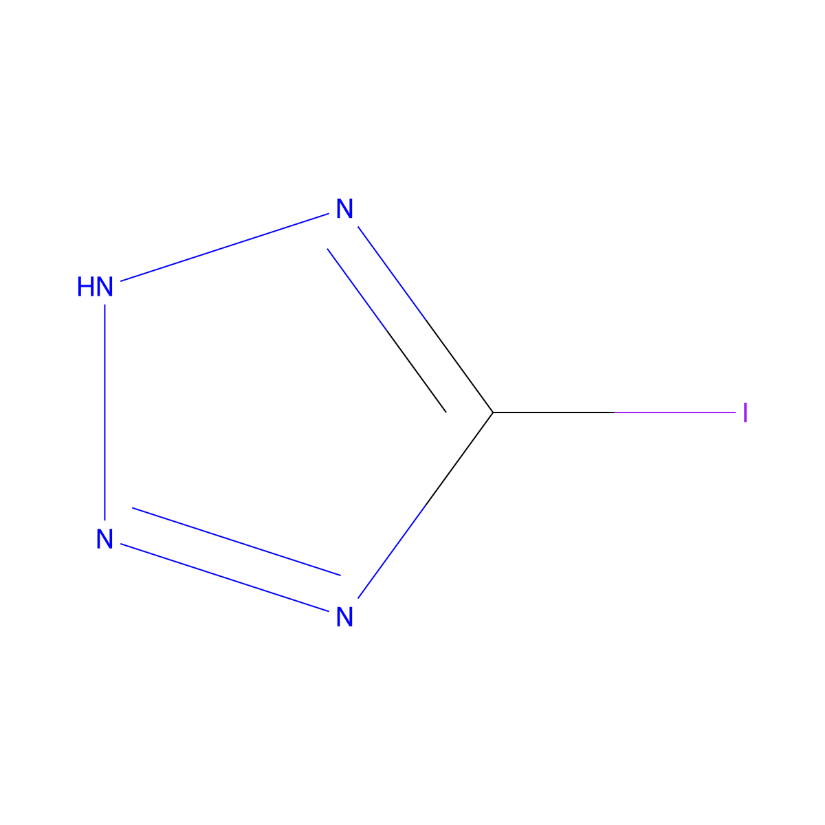 5-Iodo-2h-tetrazole molecular structure, CAS 66924-15-0