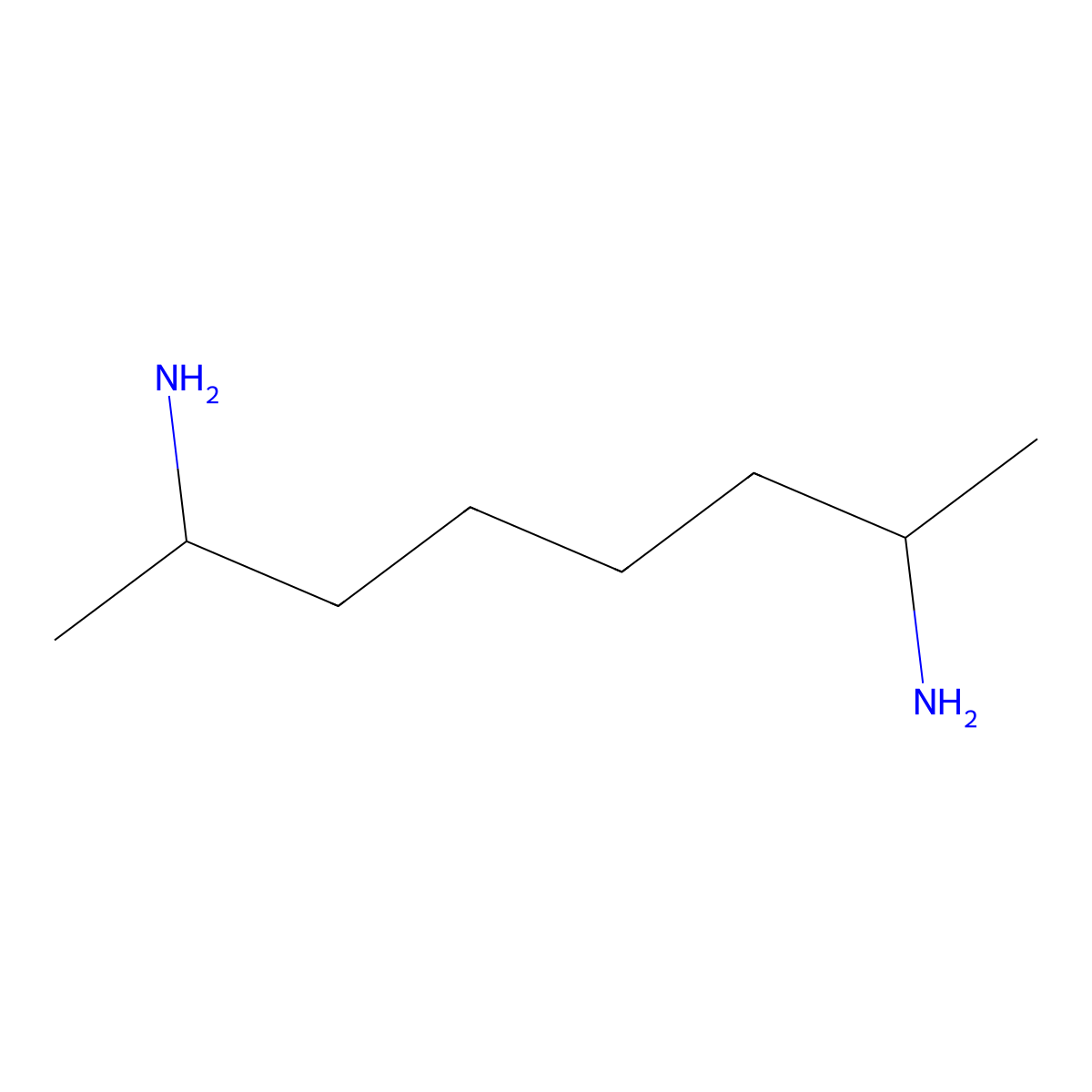 2,7-Diaminooctane molecular structure, CAS 66929-06-4