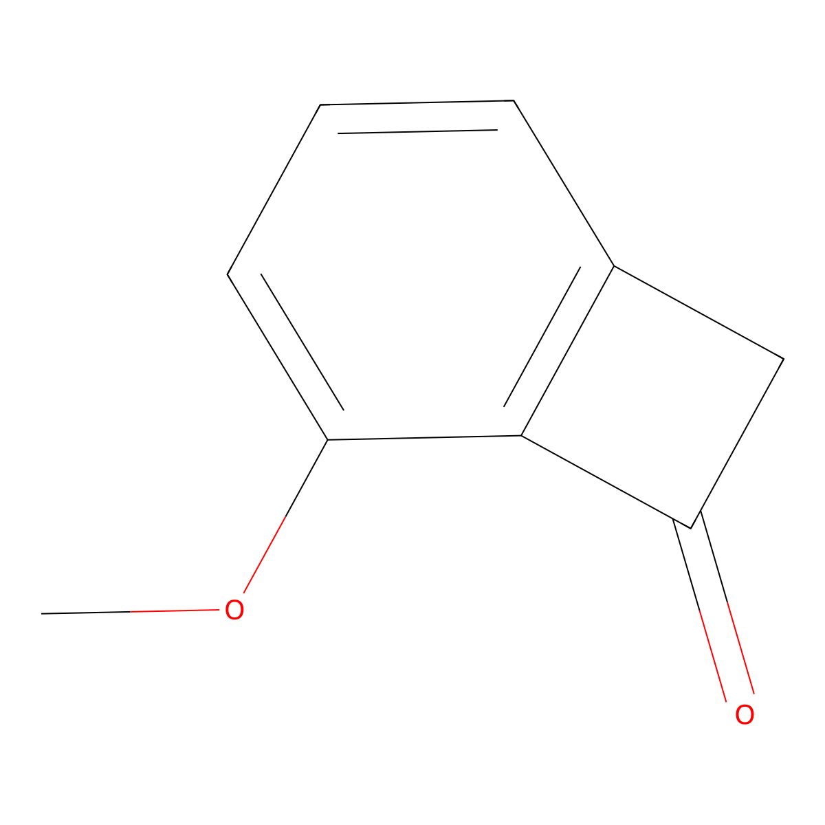 5-Methoxybicyclo[4.2.0]octa-1,3,5-trien-7-one molecular structure, CAS 66947-60-2