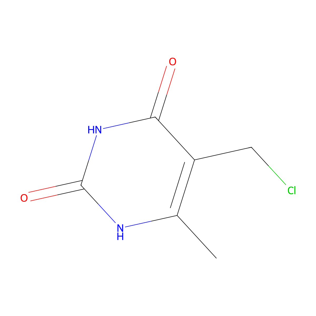 5-(Chloromethyl)-6-methylpyrimidine-2,4(1H,3H)-dione molecular structure, CAS 66947-91-9