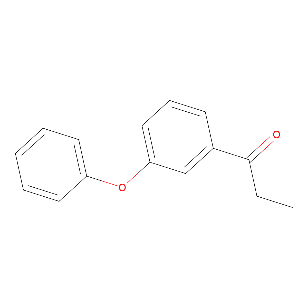 3-Phenoxyphenyl ethyl ketone molecular structure, CAS 66952-37-2