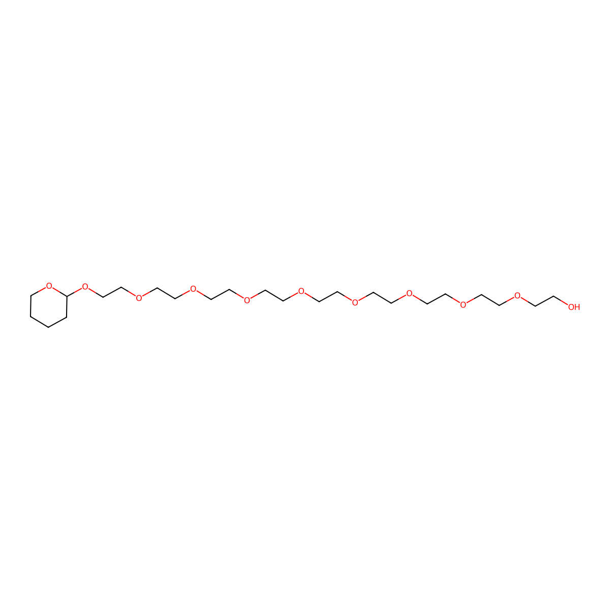 Thp-peg9-OH molecular structure, CAS 669556-83-6