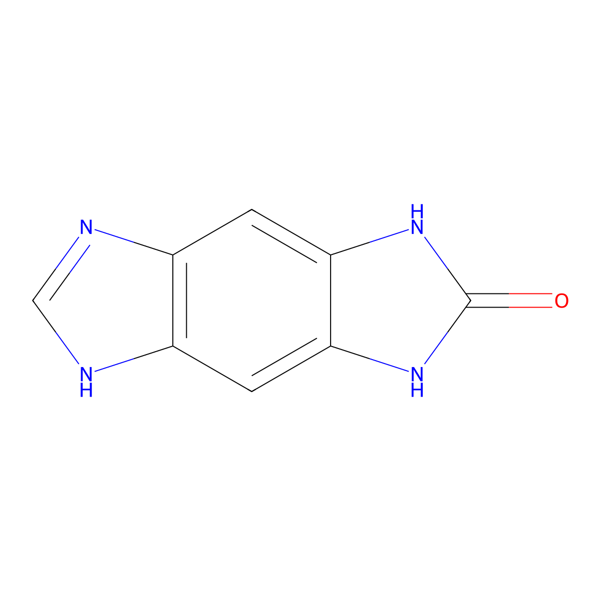 3,5-dihydro-1H-imidazo[4,5-f]benzimidazol-2-one molecular structure, CAS 669696-12-2