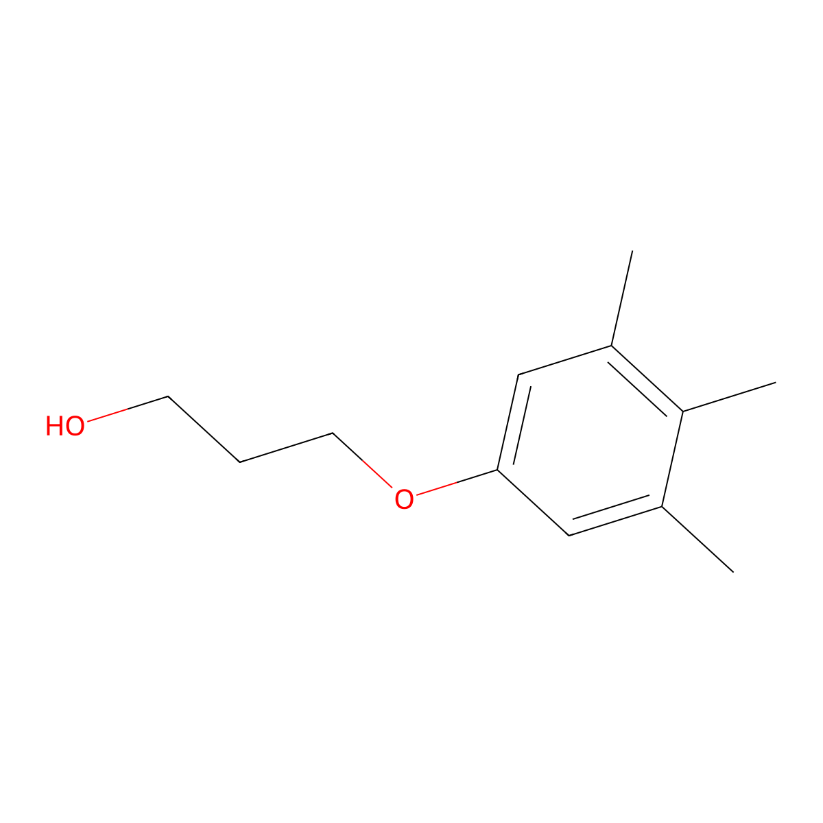3-(3,4,5-Trimethylphenoxy)propan-1-ol molecular structure, CAS 66971-07-1