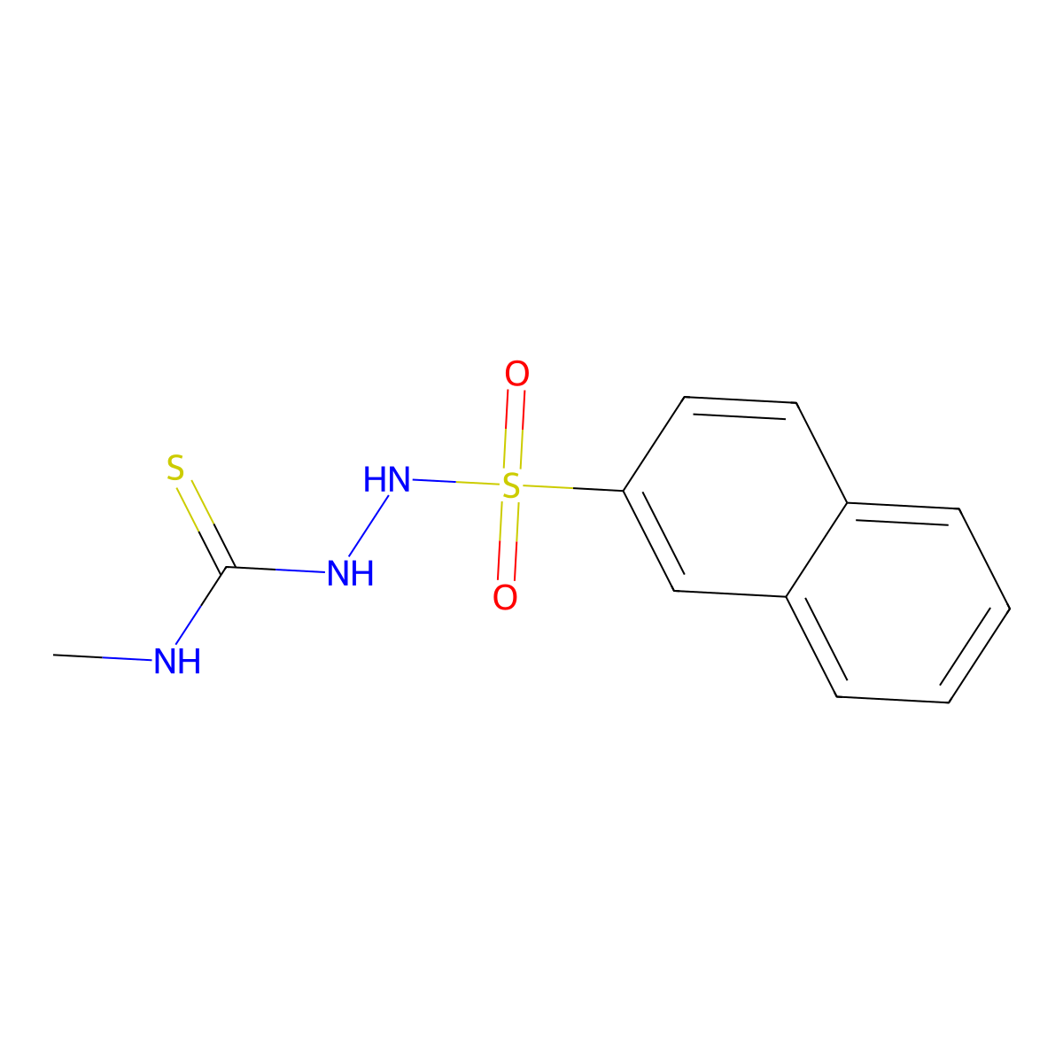 1-Methyl-3-(naphthalen-2-ylsulfonylamino)thiourea molecular structure, CAS 669711-02-8