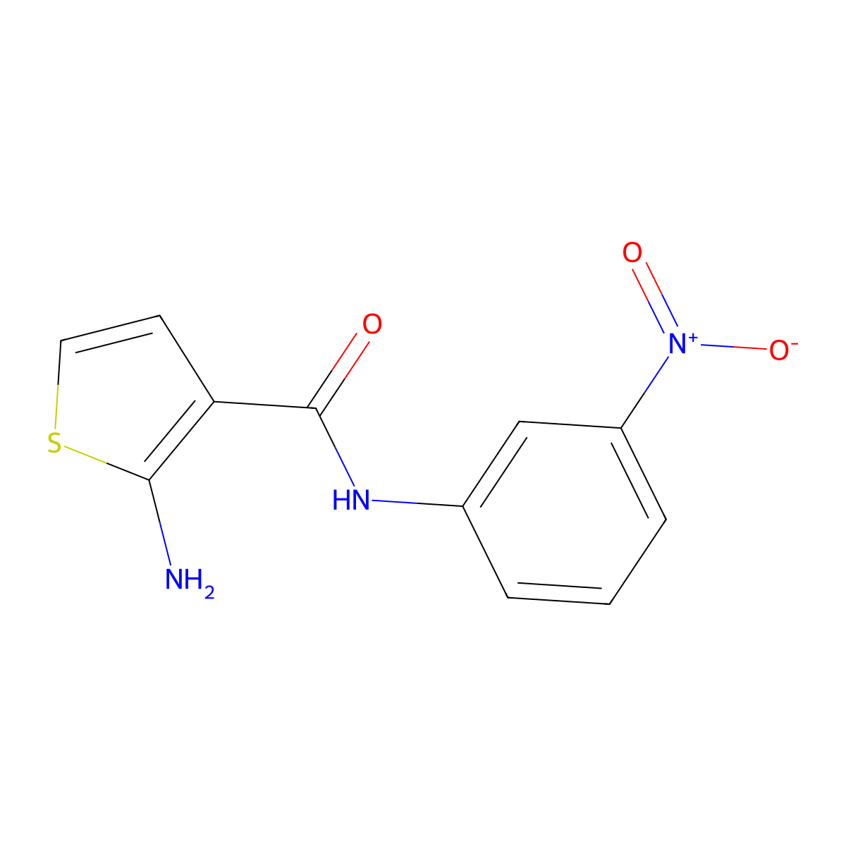 2-amino-N-(3-nitrophenyl)thiophene-3-carboxamide molecular structure, CAS 669740-08-3