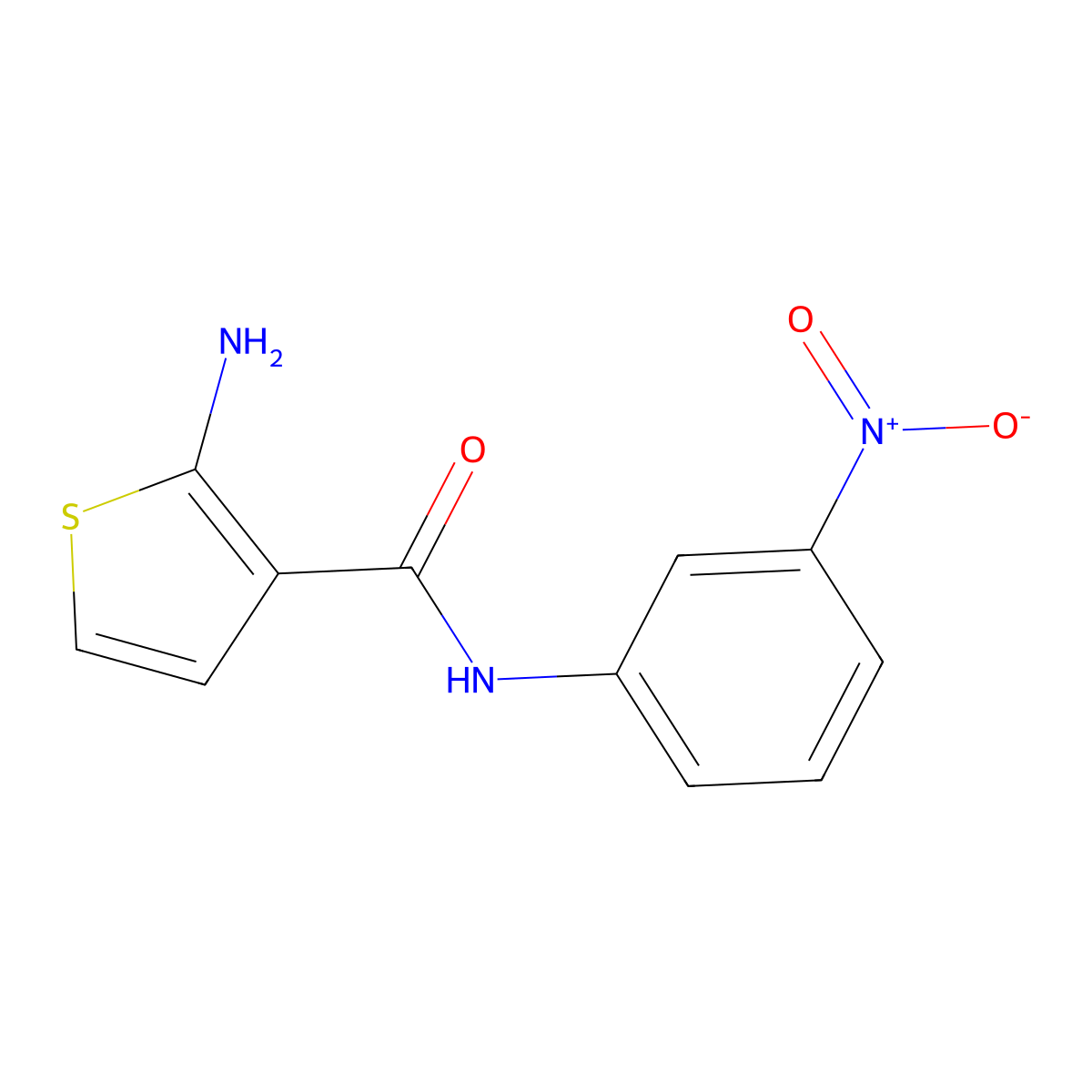 2-amino-N-(3-nitrophenyl)thiophene-3-carboxamide molecular structure, CAS 669740-08-3