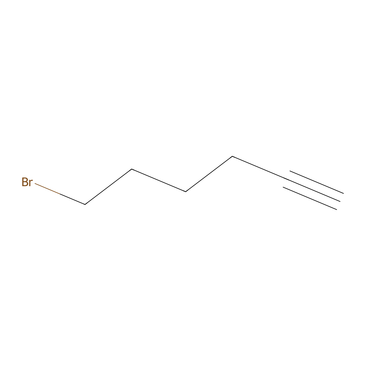 6-Bromohex-1-yne molecular structure, CAS 66977-99-9