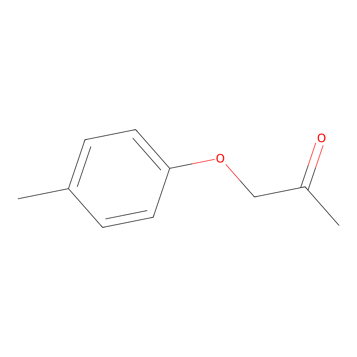 p-Tolyloxyacetone molecular structure, CAS 6698-70-0