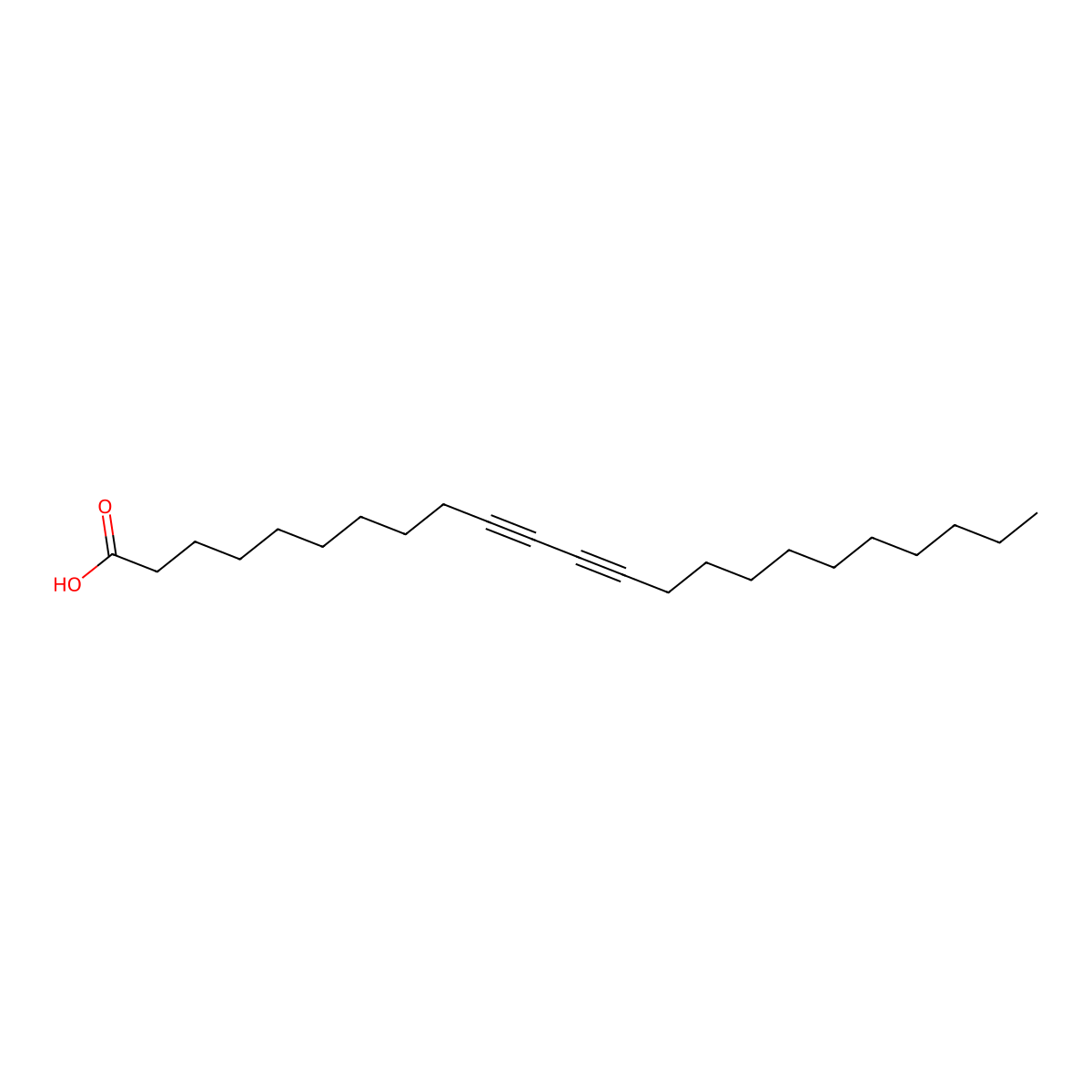 10,12-Tricosadiynoic Acid molecular structure, CAS 66990-30-5