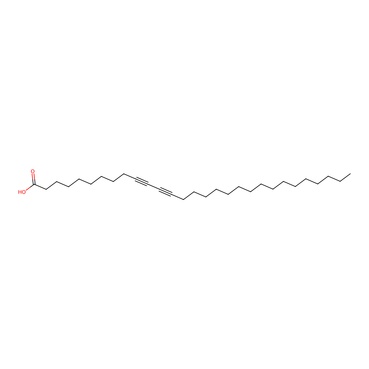 10,12-Nonacosadiynoic Acid molecular structure, CAS 66990-34-9