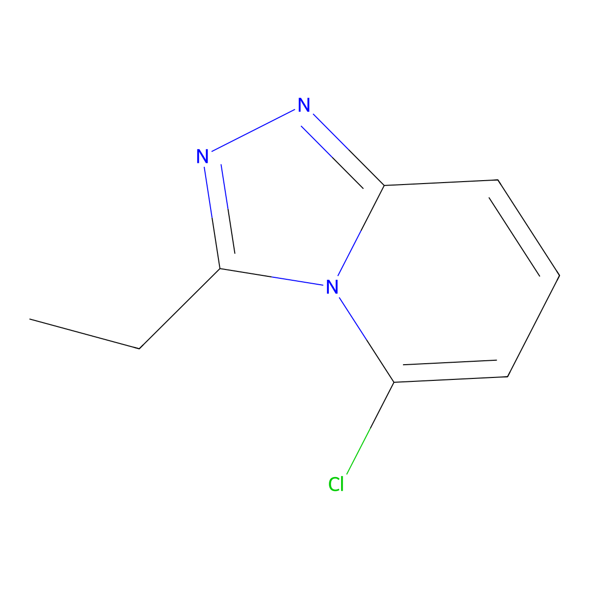 5-Chloro-3-ethyl-1,2,4-triazolo[4,3-a]pyridine molecular structure, CAS 66999-60-8