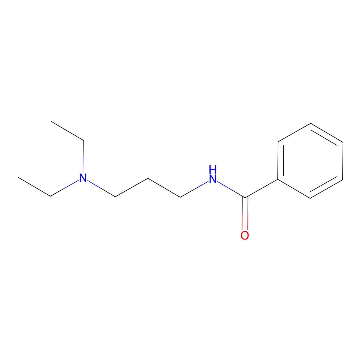 N-[3-(diethylamino)propyl]benzamide molecular structure, CAS 66999-80-2