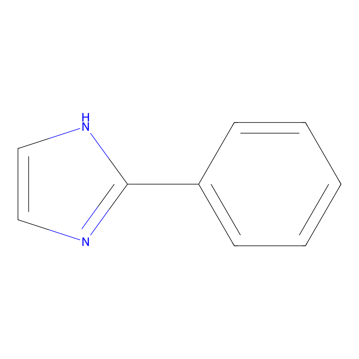 2-Phenylimidazole molecular structure, CAS 670-96-2
