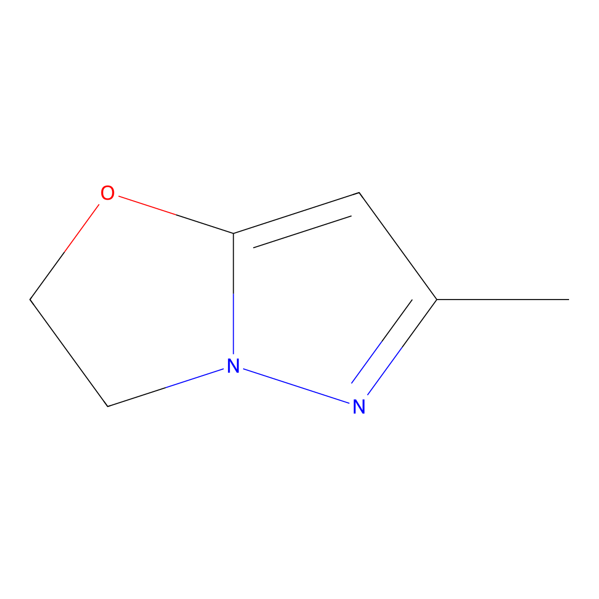 6-Methyl-2,3-dihydropyrazolo[5,1-b]oxazole molecular structure, CAS 67000-44-6