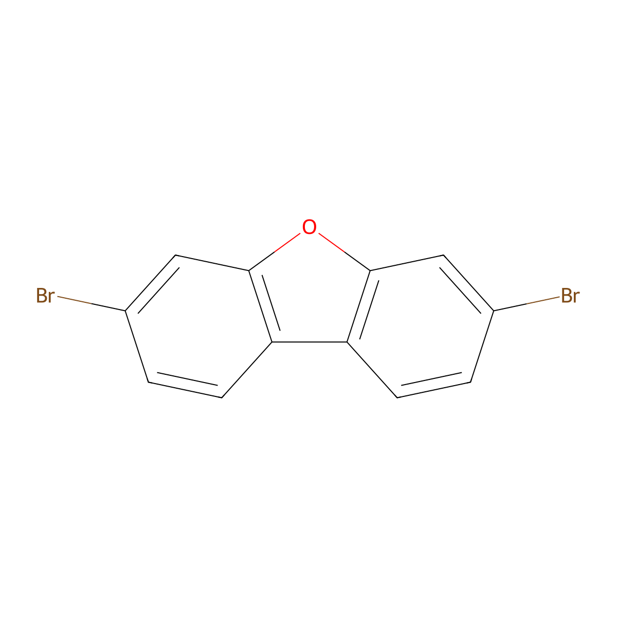 3,7-Dibromodibenzo[b,d]furan molecular structure, CAS 67019-91-4