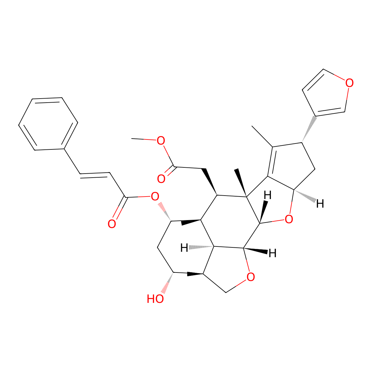 Ohchinin molecular structure, CAS 67023-80-7