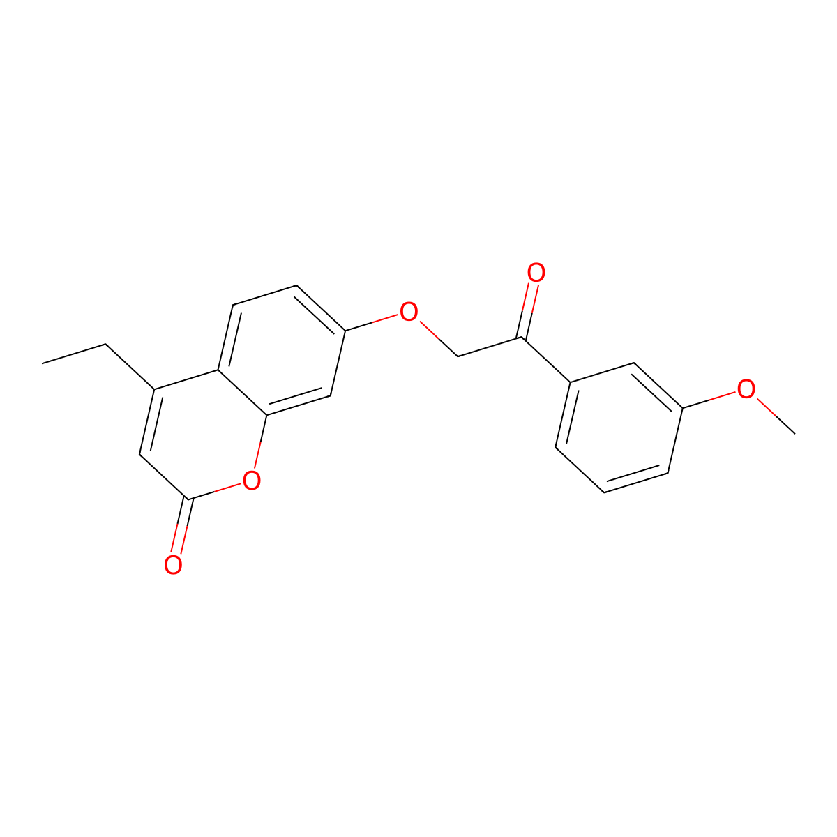 4-ethyl-7-[2-(3-methoxyphenyl)-2-oxoethoxy]-2H-chromen-2-one molecular structure, CAS 670245-81-5