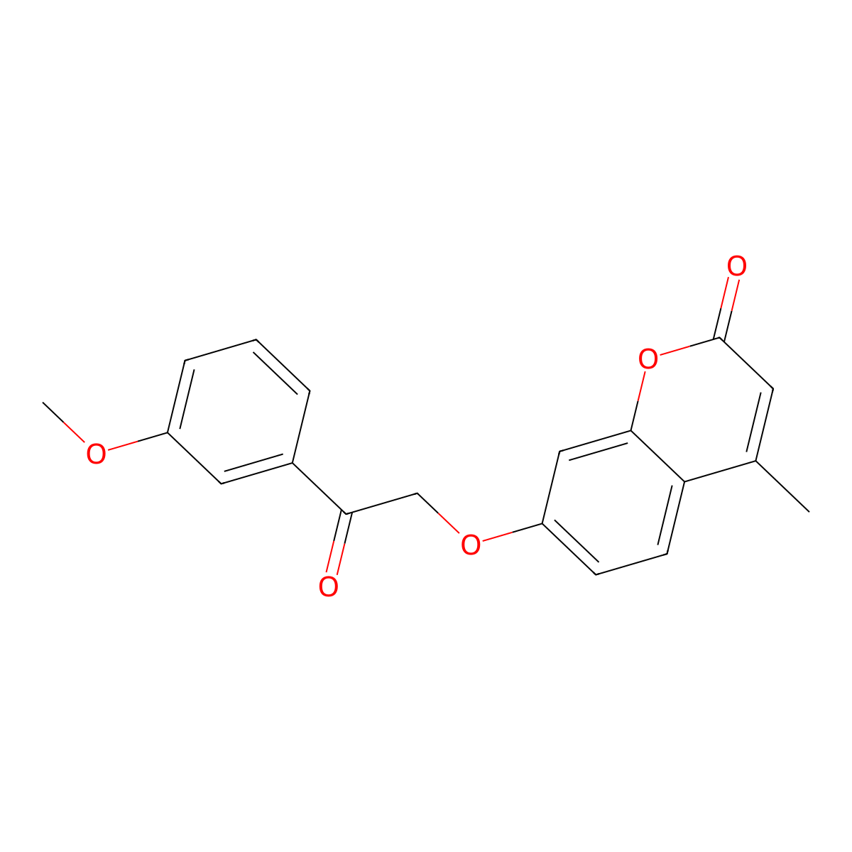 7-[2-(3-methoxyphenyl)-2-oxoethoxy]-4-methyl-2H-chromen-2-one molecular structure, CAS 670245-82-6