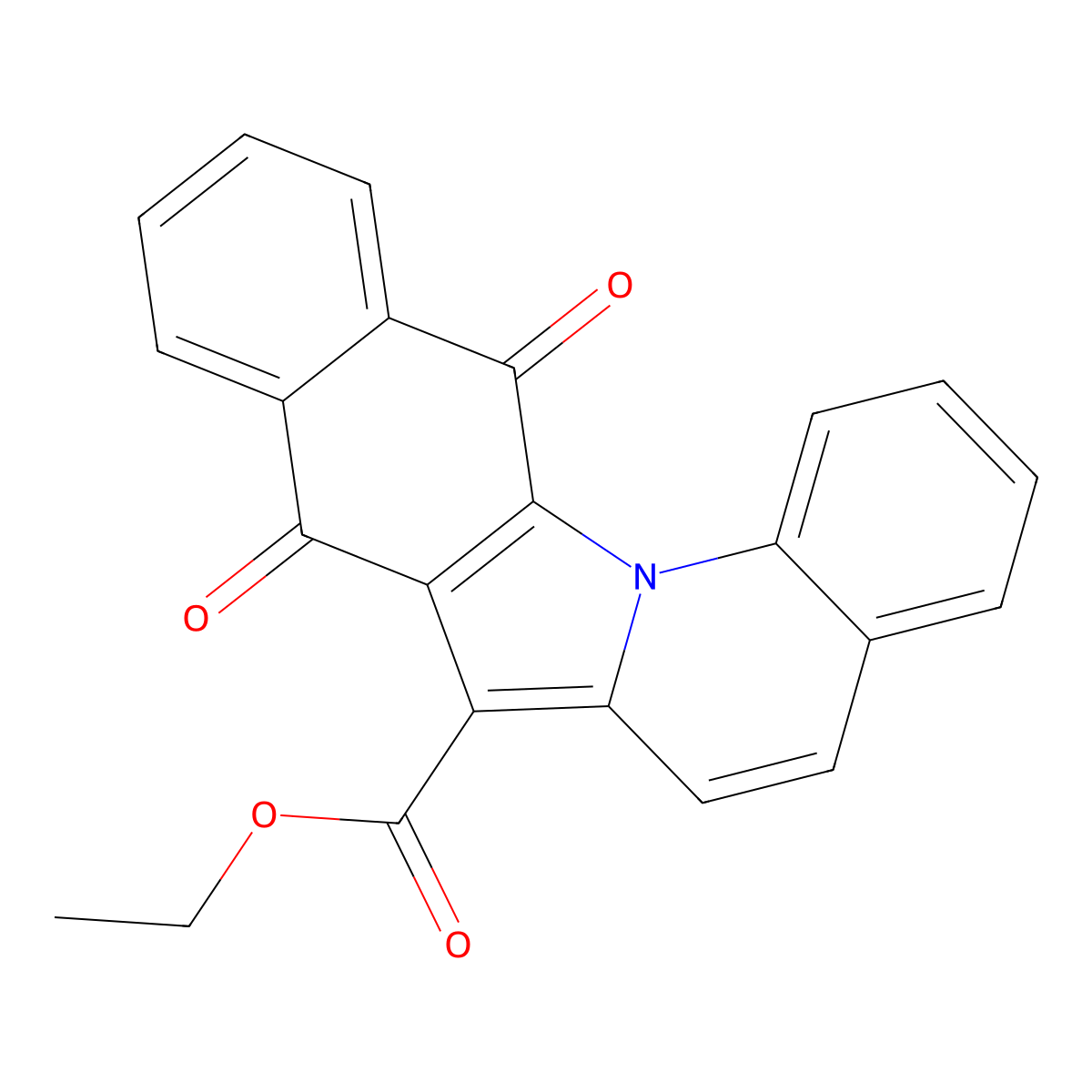 Ethyl 14,21-dioxo-2-azapentacyclo[11.8.0.0^{2,11}.0^{3,8}.0^{15,20}]henicosa-1(13),3,5,7,9,11,15,17,19-nonaene-12-carboxylate molecular structure, CAS 670259-54-8