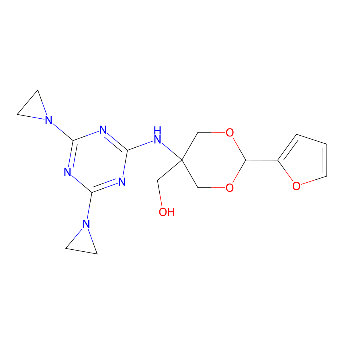 Furisyl molecular structure, CAS 67026-18-0