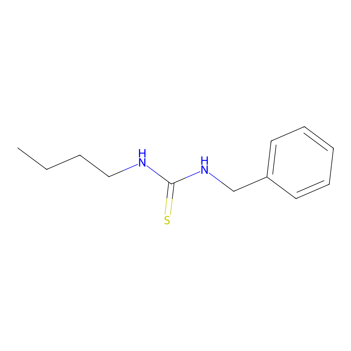 1-Benzyl-3-butylthiourea molecular structure, CAS 67028-21-1