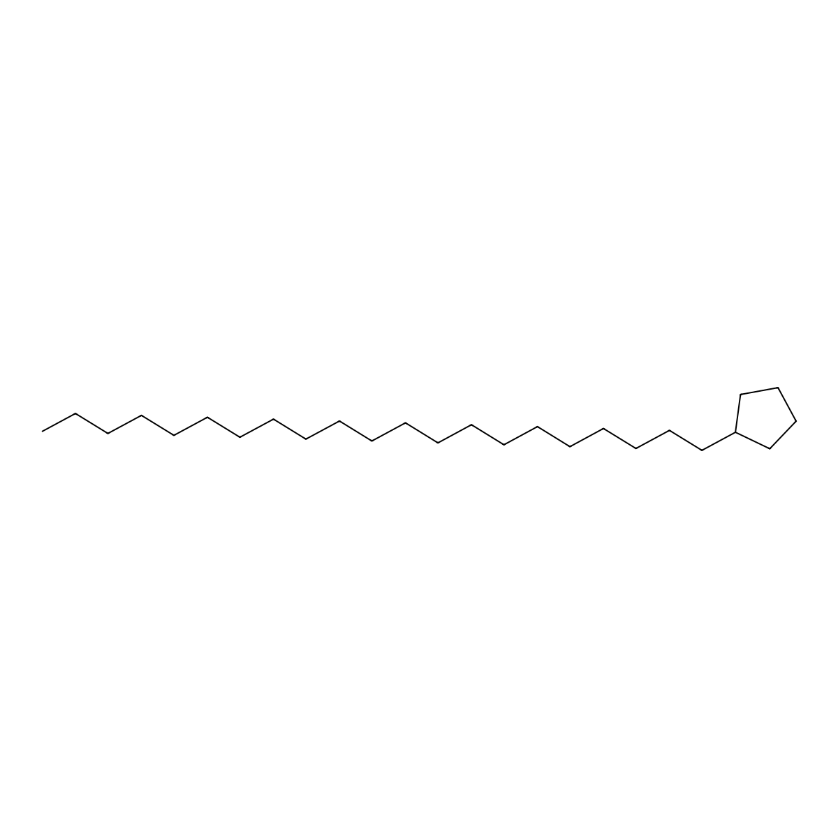 Cyclopentane, heneicosyl- molecular structure, CAS 6703-82-8