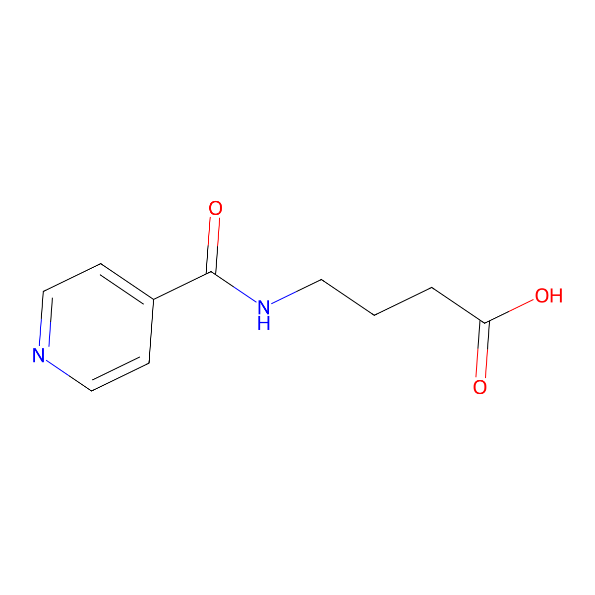Isonicotinylamide GABA molecular structure, CAS 67036-49-1