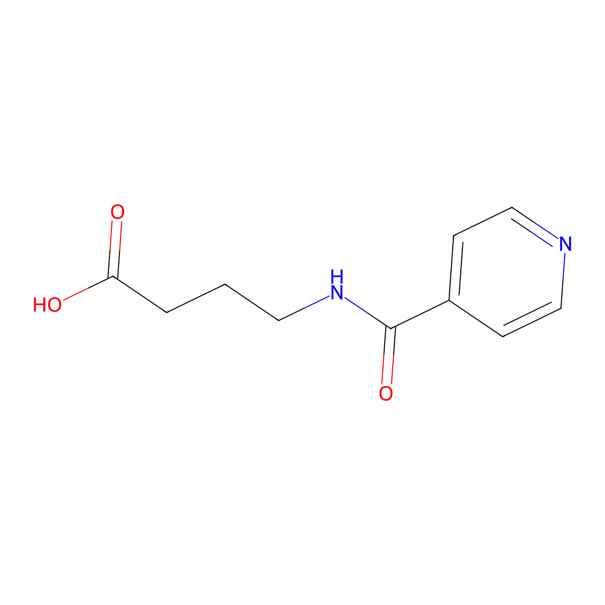 Isonicotinylamide GABA molecular structure, CAS 67036-49-1