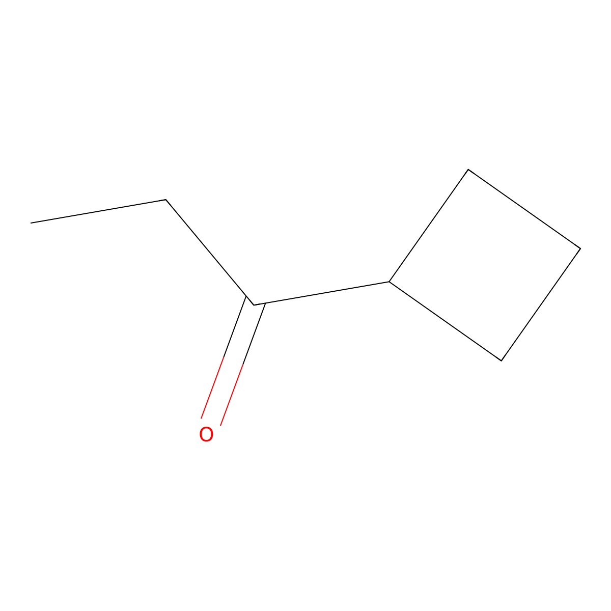 1-Cyclobutylpropan-1-one molecular structure, CAS 6704-17-2